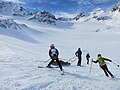 Abtransport am Gletscher