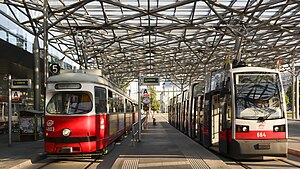 Strecke der Straßenbahnlinie 5