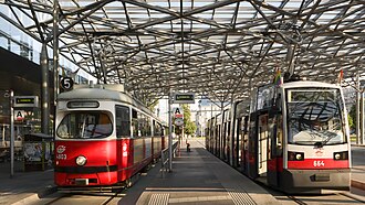 Strecke der Straßenbahnlinie 5