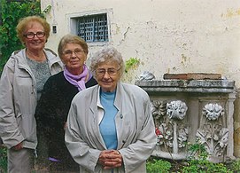 ... wann treffen wir drei wieder zusamm... ? Hilda, Anni, Leopoldine