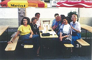 1993 Mit Marianne, Brigitte Tschol, Mitzi Weidinger, Adelheid Schauer.