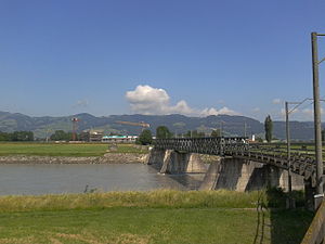 Dienstbahnbrücke Mäder-Kriessern