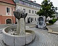 Brunnen am Hauptplatz in Sankt Lambrecht