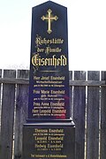 Grabstätte der Familie Eisenheld