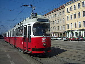 Strecke der Straßenbahnlinie 71