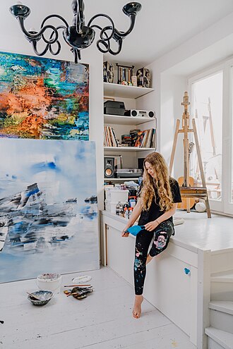 Die Künstlerin Saar, 2021