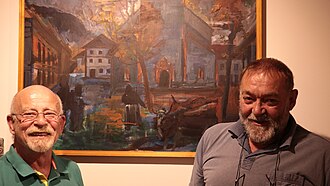 Robby Peters (Archivar) und Sepp Lederer (Obmann)