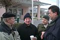 Traditioneller Silvesterausschank des Vereines vor dem Gemeindehaus