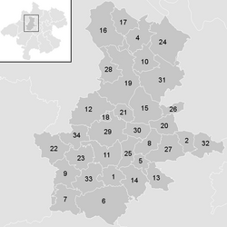 Lage der Gemeinde Bezirk Grieskirchen im Bezirk Grieskirchen (anklickbare Karte)