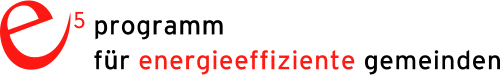 Datei:E5 energieeffiziente gemeinden logo.svg