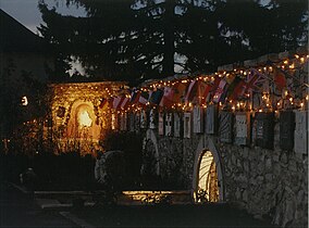 2003 Fritz beleuchtet die Europa-Wand