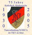 Sonderbriefmarke der KATV Norica zum 75. Stiftungsfest (2005)